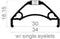 Velg Rodi TRYP 30 28/29 / 622 x 30C aluminium 32 gaats disc - zwart