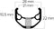 Velg Ryde ZAC 421 28/29 / 622*21C aluminium - 36 gaats 14G - zwart geslepen
