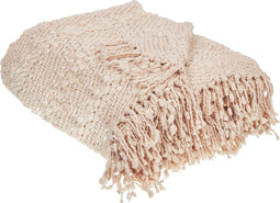 VELLA - Deken - Roze - 200 x 220 cm - Katoen