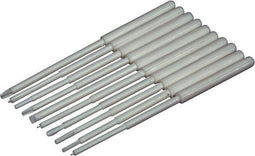 Velleman 10-delige kunststof instelschroevendraaierset, ideaal voor precisiewerk met verschillende tips: plat, kruis, zeskant en vierkant, lengte 115 mm, perfect voor elektronica, hobby en fijne mechanische reparaties.