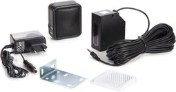 Velleman bedrade IR-lichtsluis, 7 m bereik, IP44, met IR-sensor, 12 V voeding en instelbare alarm speaker, ideaal als ingangssensor of bezoekerteller, eenvoudige installatie