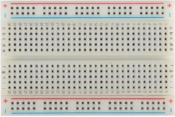 Velleman Breadboard, soldeervrij, 400 contactpunten, compatibel met Arduino, ABS, grijs, met superieure afwerking