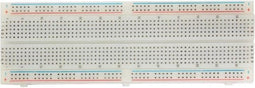 Velleman Breadboard, soldeervrij, 830 contacten, compatibel met Arduino, ABS, grijs