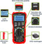 Velleman Digitale multimeter, datahold, contactloze spanningsdetectie, met MIN/MAX/REL-functie, geschikt voor het meten van AC/DC-stroom, AC/DC-spanning, weerstand, frequentie, capaciteit, diodes en continuïteit, inclusief meetsnoeren