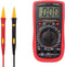 Velleman Digitale multimeter, geschikt voor het meten van AC/DC-stroom, AC/DC-spanning, weerstand, capaciteit, diodes, continuïteit, frequentie en temperatuur, inclusief meetsnoeren