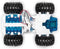 Velleman Educatieve bouwkit, terreinauto, aangedreven door zout water, speelgoedrobot, STEM constructiespeelgoed