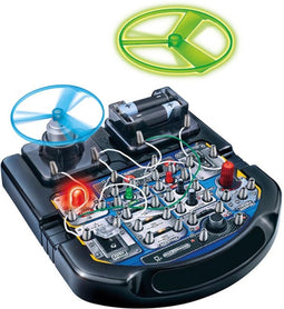 Velleman Elektronische projectenkit voor kinderen vanaf 8 jaar, verken de basisprincipes van elektronica met 18 spannende experimenten, leerzaam en interactief speelplezier, led, ventilator en geluid