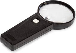 Velleman Handloep, met led, 2.0x/4.0x, zwart