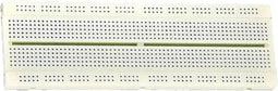 Velleman High-quality breadboard, soldeervrij, 840 contacten, compatibel met Arduino, ABS, grijs