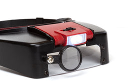 Velleman Hoofdloep, met ledverlichting, vergroting 1.8x/2.3x/3.3x, met regelbare lichtmodule