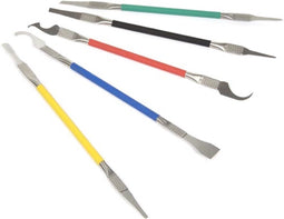 Velleman Hoogwaardige soldeeraccessoires set, dubbele uiteinden, lichtgewicht roestvrij staal, 5-delig