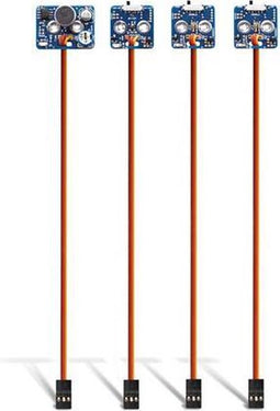 Velleman Kits Vier sensoren, uitbreidingsset voor Allbot®, laat je robot op temperatuur, licht en geluid reageren