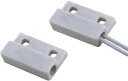Velleman Mini magneetcontact met reed schakelaar, NC, voor plaatsing in raam- en/of deurkozijnen, draadaansluiting, wit