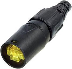 Velleman NEUTRIK - ETHERCON - ZWART - KABELBEHUIZING MET TULE EN TREKONTLASTING (NE8MX-B)