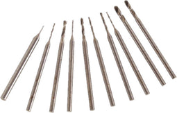 Velleman Precisieboorset, accessoireset voor multifunctioneel gereedschap, 10-delig, Ø 0.6-0.7-0.8-0.9-1.0-1.2-1.5-1.8-2.0-2.3 mm