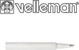 Velleman Reserve soldeerpunt 2 mm, beitelvormig, compatibel met Velleman soldeerstations EAN5410329215330 en EAN5410329319625, voor fijn en nauwkeurig soldeerwerk