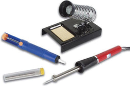 Velleman soldeerset, soldeerbout 25 W, desoldeerpomp, soldeerbouthouder, soldeertin