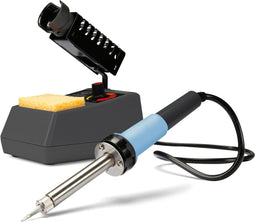 Velleman Soldeerstation, instelbaar, 50 W, temperatuurbereik 175-480 °C, grijs
