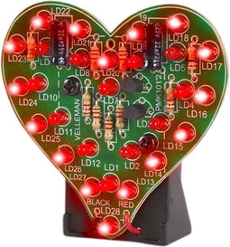 Velleman Valentijnshart Led 65 X 70 X 30 Mm Groen/rood