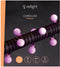 Vellight Cursa LED, lichtslinger, 8 m, 15 leds, RGB, zwarte kabel, voor binnen, Bluetooth, 12 V
