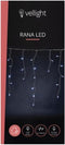 Vellight led-lichtgordijn koudwit, 2 m, 72 leds, weerbestendig, energiezuinig en betoverend