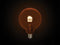 Vellight Ledlamp, cadeau, decoratief, goudkleurig filament, 2 W, E27, 60 lm, 25000 branduren