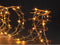 Vellight Mira LED, lichtslinger, 8 x 300 cm, 80 leds, Arizona wit, koperdraad, voor binnen en buiten, 3 V