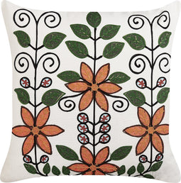 VELLORE - Sierkussen set van 2 - Multicolor - 50 x 50 cm - Katoen