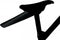 Velo Achterspatbord 12-29 Inch Zwart