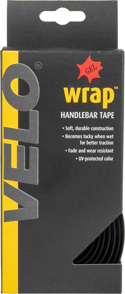 Velo Stuurtape Gel Kurk Zwart