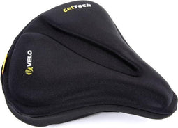 Velo Zadeldekje Plush Gel Met O-zone Dames Zwart