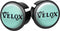 Velox Stuurdoppen 3d-dome 20 Mm Turquoise 2 Stuks