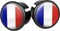 Velox Stuurdoppen Nl/fr 20 Mm Rood/wit/blauw 2 Stuks