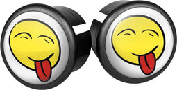 Velox Stuurdoppen Smiley 20 Mm Geel 2 Stuks