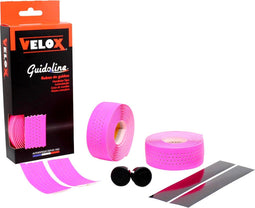 Velox Stuurtape Fluo geperforeerd fluo roze (2st)