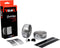 Velox Stuurtape Gloss Metal geperforeerd zilver (2st)