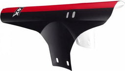 Velox voorspatbord zwart/rood vouwbaar