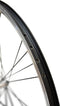 Velox Voorwiel 28 M240 9x4 RVS spaak zwart