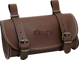 Velox Zadeltas Vintage 0,6 Liter Skai-leder 17cm Donkerbruin