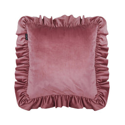 Melli Mello Velvet Ruffle Throw Pillow Large Pink
