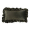 Melli Mello Velvet Ruffle Throw Pillow Army Green Small