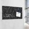 Sigel glasmagneetbord - Artverum - 91x46cm - zwart Diamond - SI-GL261