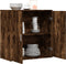 vidaXL - Dressoir - 79x38x80 - cm - bewerkt - hout - gerookt - eikenkleurig