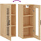 vidaXL - Hangkast - 34,5x34x90 - cm - sonoma - eikenkleurig