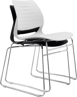 Venetia Kantinestoel Met Kunststof Zitting Zwart