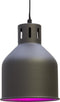 Venso EcoSolutions E27 SAGA lampenkap grijs, verbeterde fotosynthese en hogere chlorofylvorming, LED groeilamp, groeilicht voor kamerplanten, groenten, bloemen