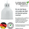 Venso EcoSolutions E27 SAGA lampenkap grijs, verbeterde fotosynthese en hogere chlorofylvorming, LED groeilamp, groeilicht voor kamerplanten, groenten, bloemen