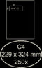 Vensterenvelop C4 VL Gegomd Wit