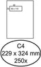 Vensterenvelop C4 VL Gegomd Wit