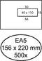Vensterenvelop EA5 VR Wit
